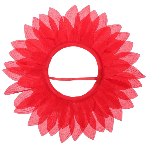 Sombrero de disfraz de girasol, divertido gorro de fieltro con forma de girasol, accesorio novedoso para cosplay