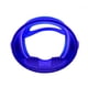 thumbnail image 2 of Bucle gafas anti antidivi más de silicona ovalada y máscara de buceo portátil de vidrio templado azul, 2 of 8