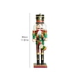 thumbnail image 3 of Puppet Soldiers Wooden 30cm Nutcracker Doll Desktop Decorations Figures Toy Kids, 3 of 4