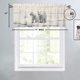 thumbnail image 4 of Cenefas de cortina opacas con diseño de oso polar blanco grande sobre hielo en la Antártida del Norte, para sala de estar, dormitorio, baño, decoración, 54 x 18 pulgadas (2 unidades), 4 of 5