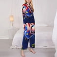 thumbnail image 3 of Rocae Mario pour Pyjamas pour Femmes Ensemble de Détente Ensemble de Pyjama à Manches Longues pour Femmes -TTTG, 3 of 7