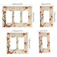 thumbnail image 2 of Yayeee Rocker Switch Wall Plate 2-Gang 4.7"x4.6" Home Decorative Outlet Cover, Red Floral Pattern, 2 of 6