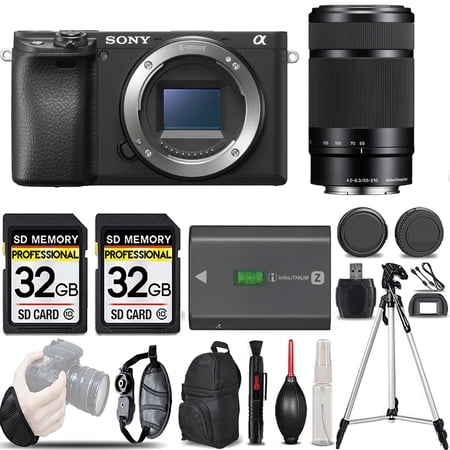 Sony a6400 Mirrorless Camera +55-210mm f/4.5-6.3 OSS Lens -LOADED KIT