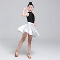 thumbnail image 3 of Esho 4-14T Girls Casual High Waist Midi Skirt, Teens Girl Gymnastics Latin Dance Pleated Skirts Dancewear, 4-14 Years, 3 of 5