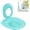 Blue, variant on Cat Toilet Training Kit, Cat Toilet Trainer Kit with Suction Cups, PP Material Litter Box Replacement, Trainig Seat Tool, Easy to Clean & Install, Eco-Friendly Design for Pet Hygiene (Yellow)