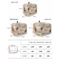 thumbnail image 2 of Brown Farmhouse Small Toaster Cover 2 Slice, Kitchen Appliance Covers, Retro Country Stars Rustic Branches Berry Toaster Oven Cover with Loop, Bread Machine Cover Polyester Dust Cover Protection, 2 of 4