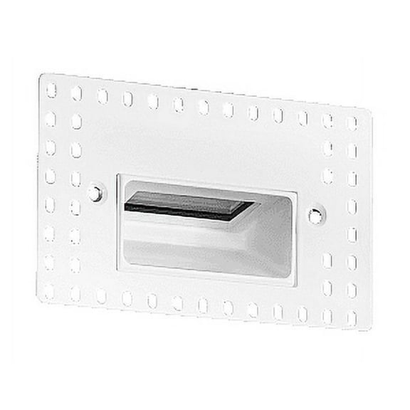 RAB Lighting 3W LED Horizontal Steplight Recessed Warm Silver