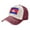Dark Red, variant on Men Women Cambodian Flag Distressed Twill Cotton Baseball Cap Vintage Adjustable Dad Hat