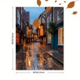 thumbnail image 3 of Qisvanset 12x16 Inch Country Road Autumn Leaves Rustic Canvas Print Wall Art, 3 of 5