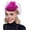 Hot Pink, variant on Fascinator Hats for Women Party Veil Fancy Pillbox Hat 20s 50s