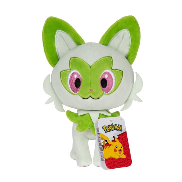 Peluche Pokémon Sprigatito de 20 cm, con licencia oficial