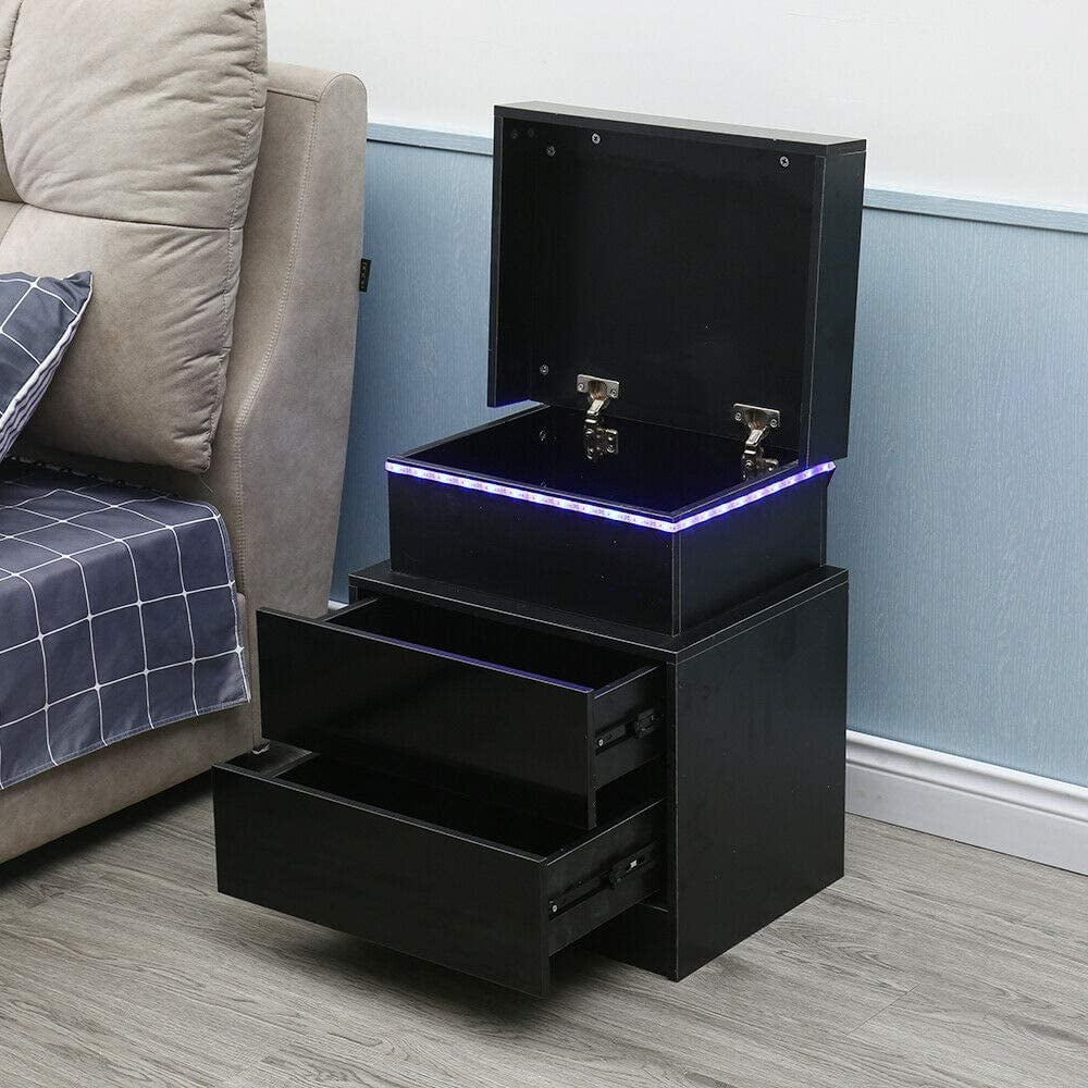 Orren Ellis Cota 1 Drawer Nightstand in Blue & Reviews