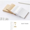 thumbnail image 2 of 4pcs Notes,Memo Note Pad for Notes, White and Brown Checkered Post-it Notes, 80 Sheets per Copy, 2 of 5