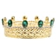 thumbnail image 2 of Tiara de Rhinestone Princesa Nupcial Productos Artesanal Decoraciones de Cumpleaño Oro BLESIY Princesa Crystal Tiara Crown, 2 of 8