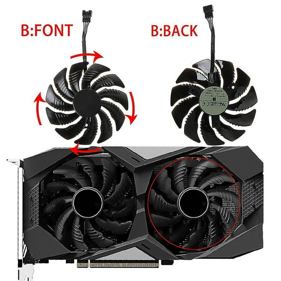 T129215su 85mm Cooling Fan Cooler For Gigabyte Geforce Gtx 1050 1050ti 1060 1070 1070ti G1 Radeon Rx 570 580 Gaming Mi