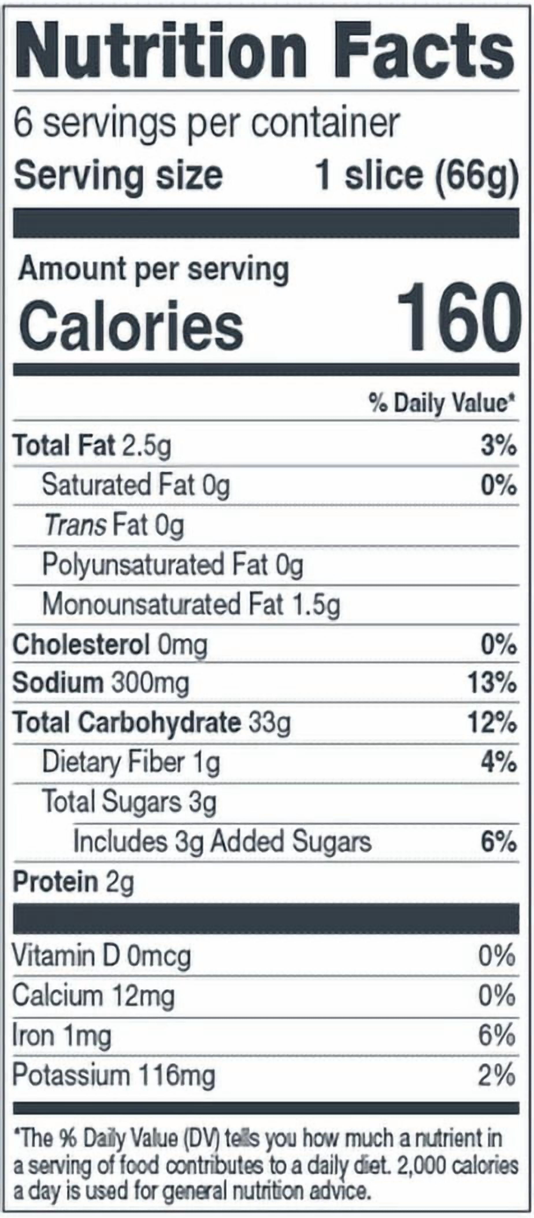 Gluten Free Sourdough Deli Style Bread, 14oz