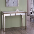 thumbnail image 2 of 2 Drawers Dressing table 42 in. x 18 in. x 31 in. in Gold paint, 2 of 8