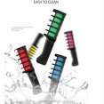 thumbnail image 3 of 10 Pcs Hair Chalk Comb Pens-New Hair Chalk Comb Temporary Bright Washable Hair Color Dye-Gifts Toys for Birthday Party,Easter,Christmas,Halloween,DIY Cosplay Dress Up (blue purple 10pcs), 3 of 5