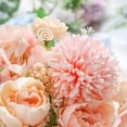 thumbnail image 4 of 1PC Rose Artificial Flowers Fake Silk Hydrangea Bouquet Elegant Peony Flowers for Wedding Decoration Faux Realistic Floral for Home Party Table Centerpieces Arrangement, 4 of 4