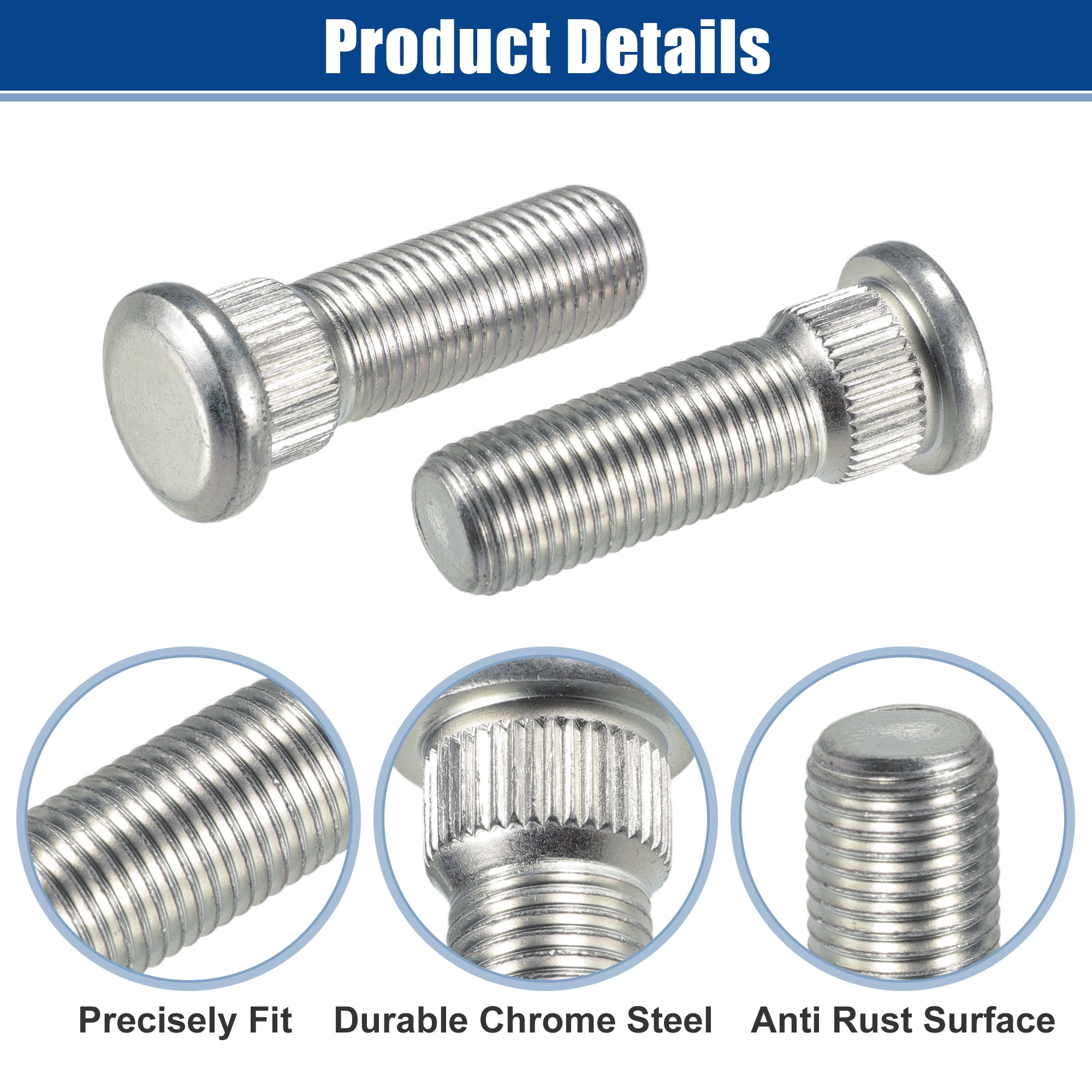 Unique Bargains Wheel Lug Stud for Acura MDX 2007-2013 for Honda Pilot 2009-2015 M14x1.5