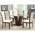 thumbnail image 7 of Furniture of America Longbotton Upholstered Dining Chairs - Set of 2, White, 7 of 7