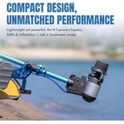 Bixpy K-1 Angler Pro Outboard Kit – Includes K1 Kayak Motor with Remote Control & Quick-Release Mount for Kayaks, Canoes, Paddleboards, Dinghies & Inflatable Boats