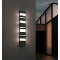 thumbnail image 3 of Sonneman 7289-Wl Jazz Notes 1 Light 36" High Integrated Led Outdoor Wall Sconce - White, 3 of 4