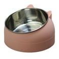 thumbnail image 1 of Cuencos inclinados para comida para gatos, cuenco inclinado de 15 ° para gatos, cuenco ortopédico para gatos, antivómitos, a prueba de derrames, gato elevado, 1 of 5