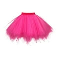 thumbnail image 1 of 2025 Women's Skirts Women's Weekend Skirts Woman Tutu Skirt Princess Rave Skirt Puffy Irregular Color Skirt Wrap Around Bed Skirt Skirt Support Rock Maxi Skirt, 1 of 2