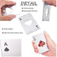 thumbnail image 4 of 20pcs Acsergery Bottle Opener, Stainless Steel Credit Card Size Beer Opener Cap Gift, 4 of 5