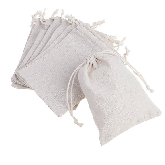 20 Pcs Cotton Drawstring Bag Jewelry Pouch Gift Bags with Drawstrings Small Travel
