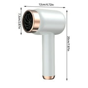 Cordless Hair Dryer,2-in-1 Hair Dryer Negative Ion Hair Dryer,3-Speed Adjustment,Portable Hair Dryer with Handle Travel Blow Dryer for Women Outdoor Camping (White)