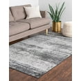 thumbnail image 4 of Unique Loom Tapis Design Del Mar 10' x 13' Rectangle Gris Foncé/gris Clair, 4 of 5