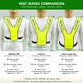 thumbnail image 5 of MaximalPower Reflective Vest for Walking at Night - Adjustable Reflective Safety Gear for Men, Women, Kids - Reflective Belt Sash for Running, Walking, and Biking (Large), 5 of 9