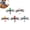 Mix Color, variant on 5pcs Dragonfly Fishing Lures Topwater Insect Baits 2.95in Floating Popper Lure with Size 8# Treble Hooks Assorted Colors Gear Options