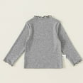 thumbnail image 2 of yocbz Girl Long Sleeve Shirts Tween Girls Fall Warm Shirts Long Sleeve Tops Grey,Size for 12-18 Months, 2 of 3