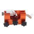 thumbnail image 1 of Hand Cranked Chainsaw Sharpener, Anodizing Clamp Orange Chainsaw Chain Sharpening Jig Portable  For Garage, 1 of 8