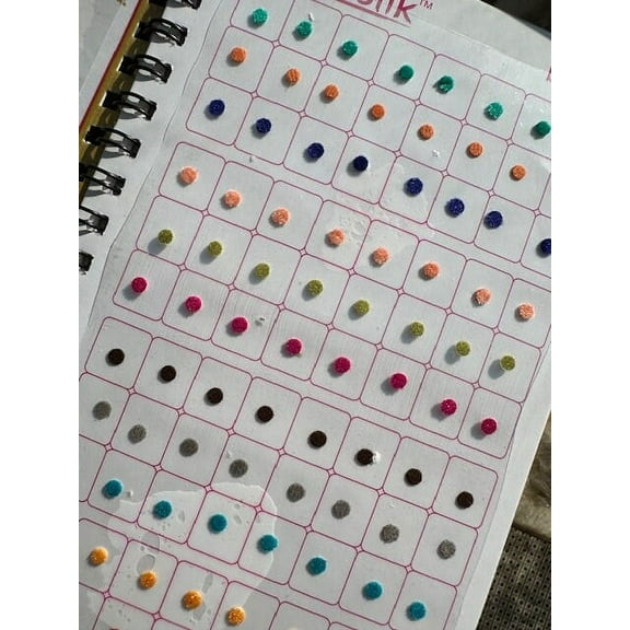 Bindi Book | Multi Color Bindi Book | Bollywood Bindi Book | Color Bindis | Indian Wedding Bindis | Velvet Bindis | Bindi Book Collection