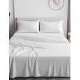 thumbnail image 1 of Juego de sábanas de microfibra Smart Bamboo Supreme Queen White, 1 of 5