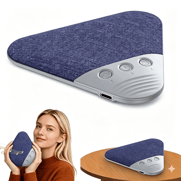 GJX Pillow Speakers for Sleeping,2026 D Bluetooth under Pillow Speaker with White Noise Timer Wireless Sleep Aid Stereo Bass for Side Sleepers All Age Groups (Lake Blue)