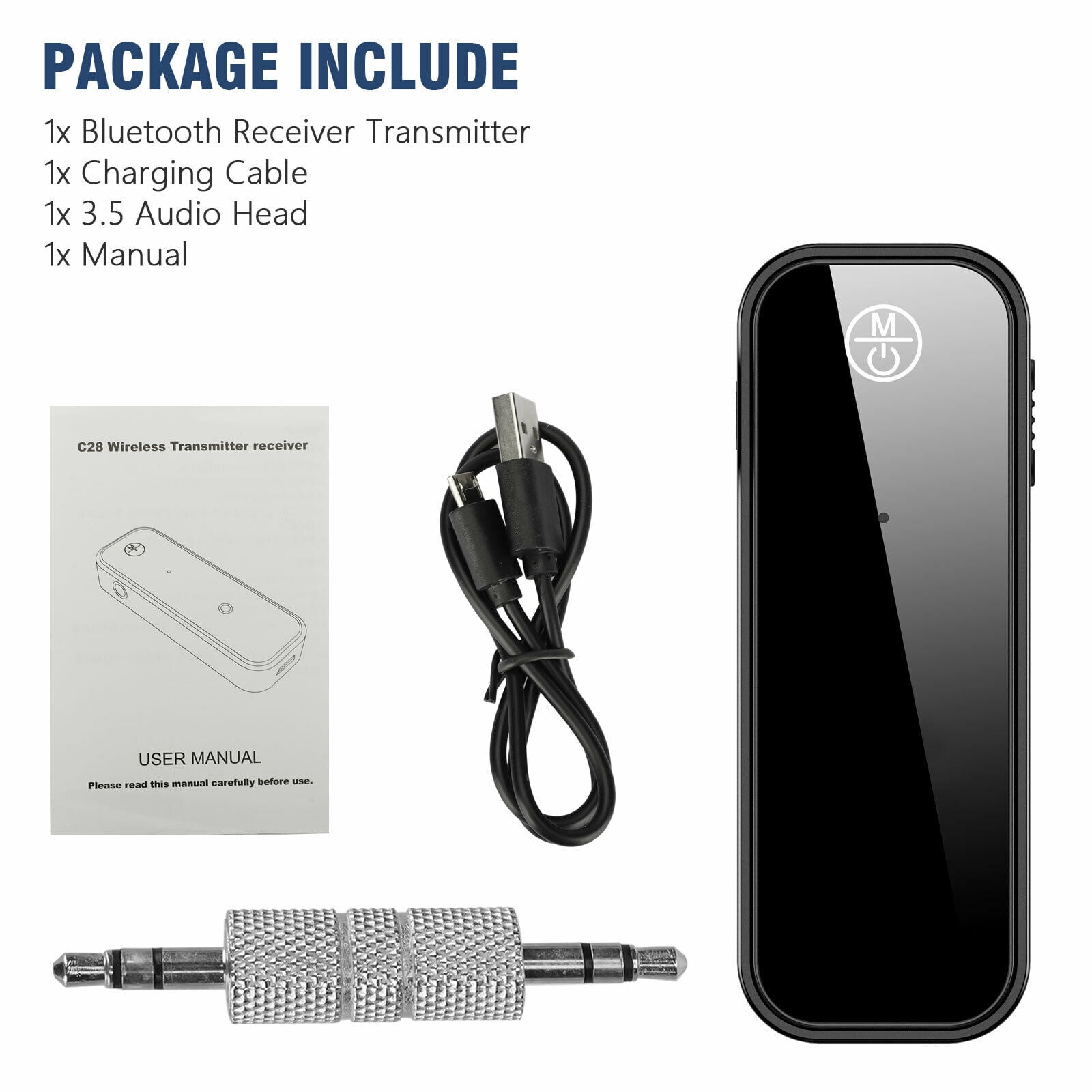 Fmshpon Wireless 3.5mm Adapter USB Bluetooth Transmitter for TV PC Headphones Home Stereo