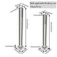 thumbnail image 2 of Glass Panel Post,304 Stainless Steel Balustrade Post for Balcony Deck Stairs, 2 of 8