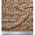 thumbnail image 1 of Soimoi Rayon Fabric Tortoise,Rabbit & Panda Kids Print Fabric by The Yard 42 Inch Wide, 1 of 3