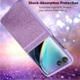 thumbnail image 7 of Compatible Motorola Razr Plus Case 2023 Crystal,Bling Motorola Razr+ 2023 Case with Screen Protector,Luxury Protective Phone Case for Motorola Razr Plus 2023 Case Motorola Razr 40 Ultra Purple, 7 of 7