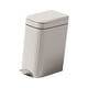 thumbnail image 5 of Cubo basura, contenedor basura, cubo basura para baño, basura con pedal para garaje, entrada, lavadero, hogar. Blanco, 5 of 8