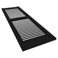 thumbnail image 3 of Plastic Development Group 14 x 59 Inch Exterior Vinyl Louvered Shutters, Black, 3 of 7