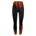 thumbnail image 6 of Spring Saving Clearance AXXD Womens Leggings Summer Flame Printed Leggings Fitness Running Tight Yoga Pants, 6 of 6