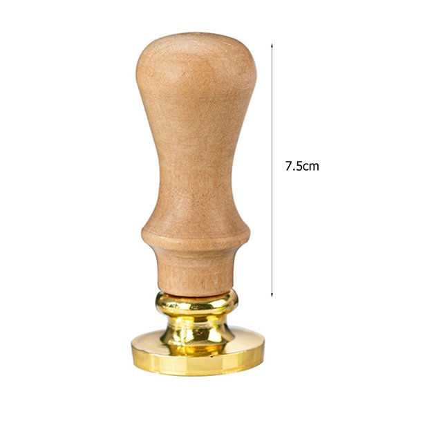 Cuadros Decorativos Retro Art Seal Handle DIY Craft Supplies para embalaje Scrapbooking (madera)