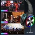 thumbnail image 4 of Led Wireless Headphones Bluetooth 5.3 Headsets 3 Eq Modes Built-In Hd Mic Phone, 4 of 6