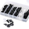 thumbnail image 3 of MORESEC Car Plastic Rivets, 100PCS Car Plastic Rivets Clips, 6mm Hole Fastener Screw Bucket Pins for Vehicle Trim Door Panel Side Skirt, Universal Automotive Push Rivets, 3 of 5